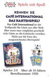 1011386 Café International: Das Kartenspiel