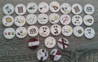 2591126 Robinson Crusoe: Viaggio verso l'Isola Maledetta – Discovery Tokens Set I