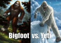 3343469 Bigfoot vs. Yeti