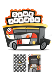 3439467 Truck Off: The Food Truck Frenzy