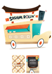 3439469 Truck Off: The Food Truck Frenzy