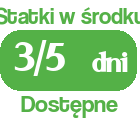 Dostępne w magazynie zewnętrznym.<br> Wysyłka w ciągu około <em>3/5 dni</em>