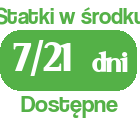 Dostępne w magazynie zewnętrznym.<br> Wysyłka w ciągu około <em>7/21 dni</em>